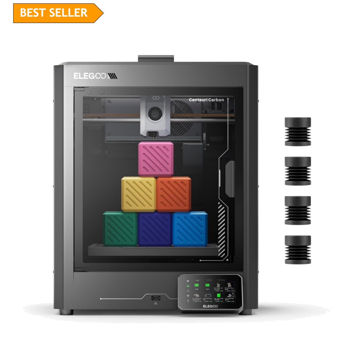 Professional 3D Printer with 320°C Nozzle & Built-in Camera - Ready Out of Box