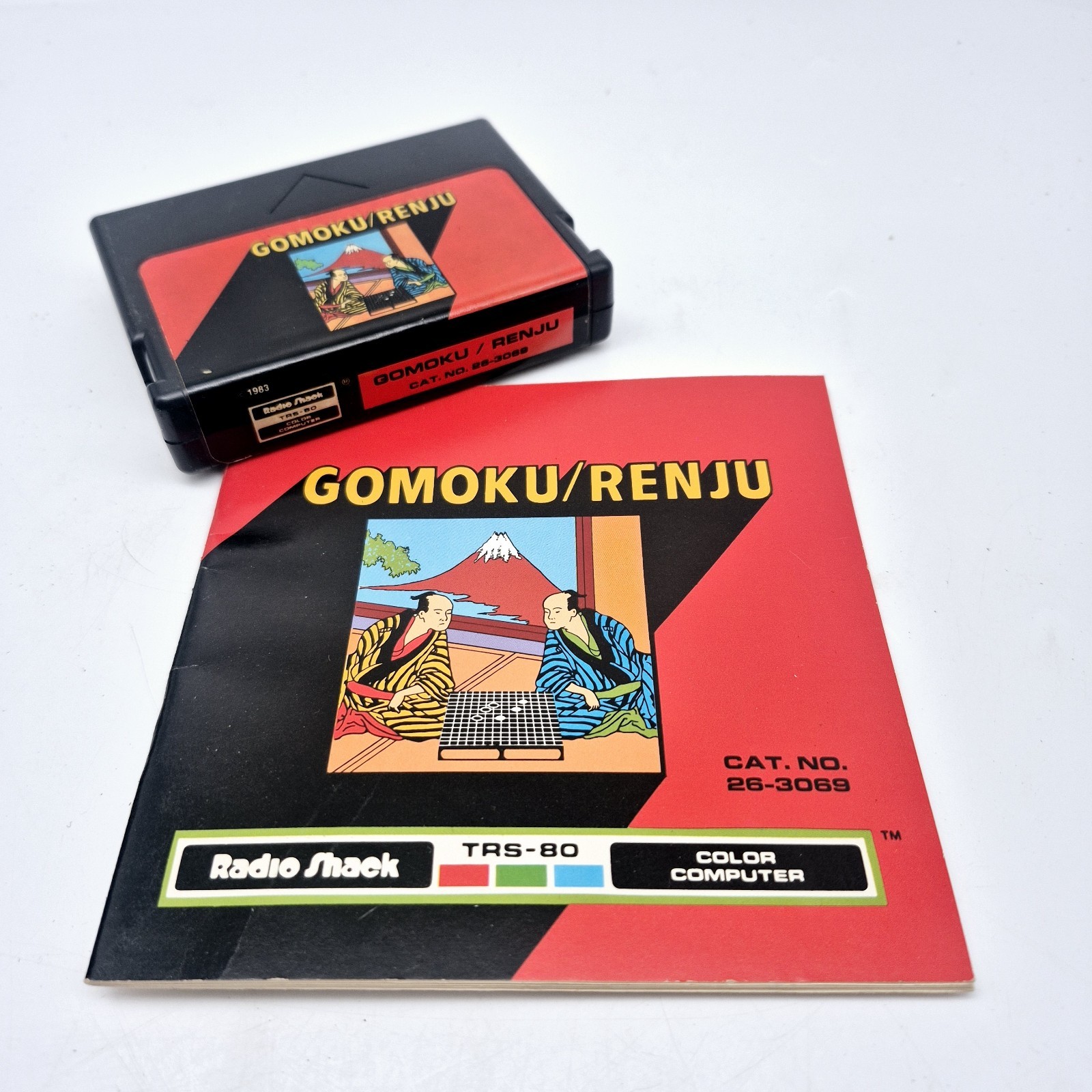 Radio Shack Tandy TRS-80 Gomoku Renju Game Cartridge and Instructions Manual