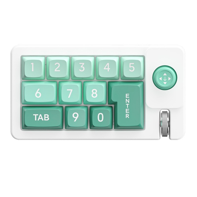 12-Key Wired Mechanical Macro Keyboard RGB Custom Gaming Keypad Knob Hot Swap