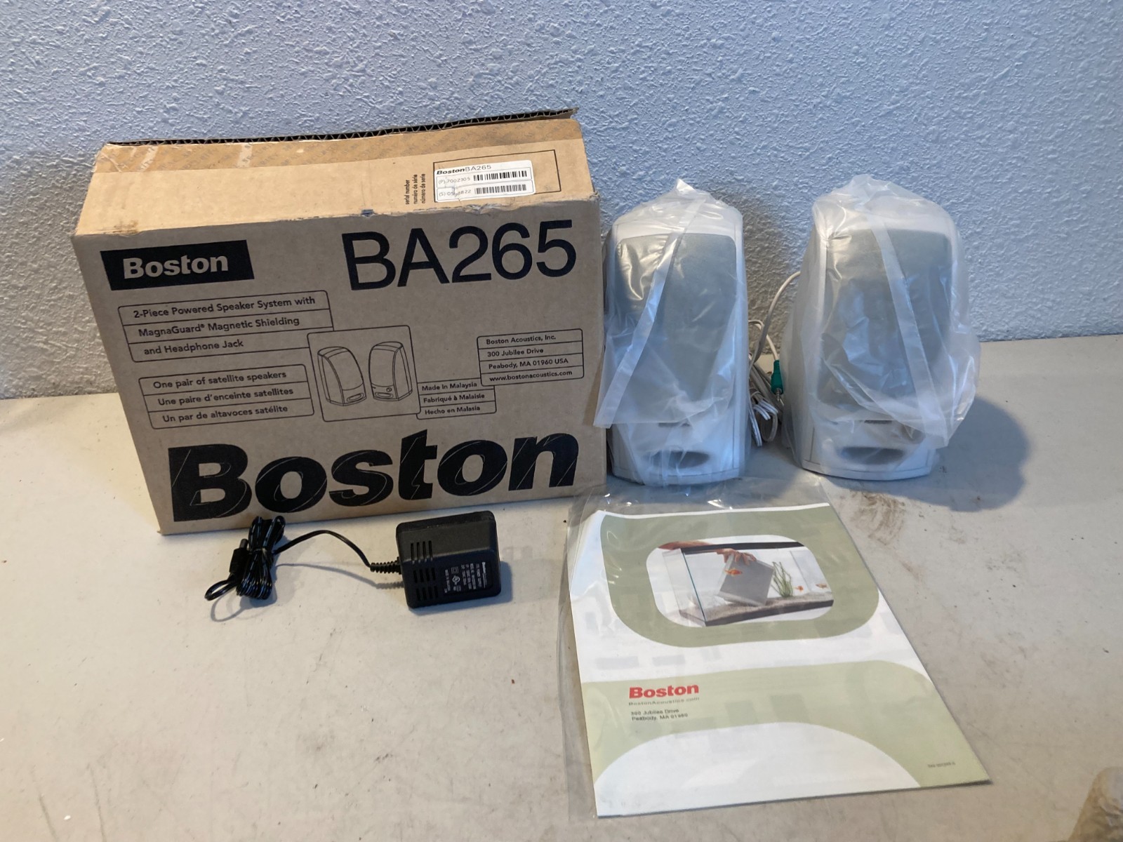 Boston Acoustics BA265 Powered Computer Speakers