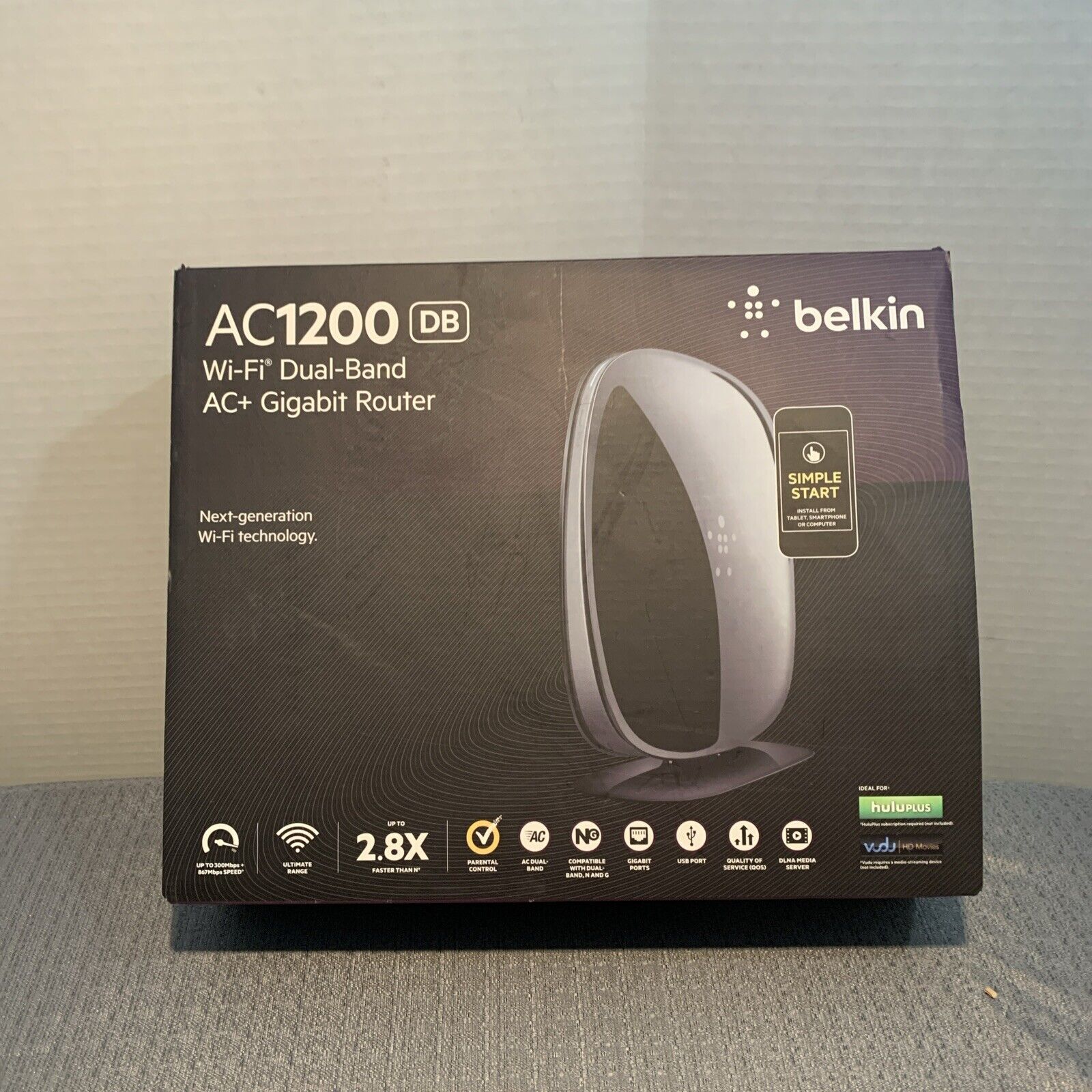 Brand New Sealed - Belkin AC 1200 DB Wi-Fi Dual-Band AC+ Gigabit Router