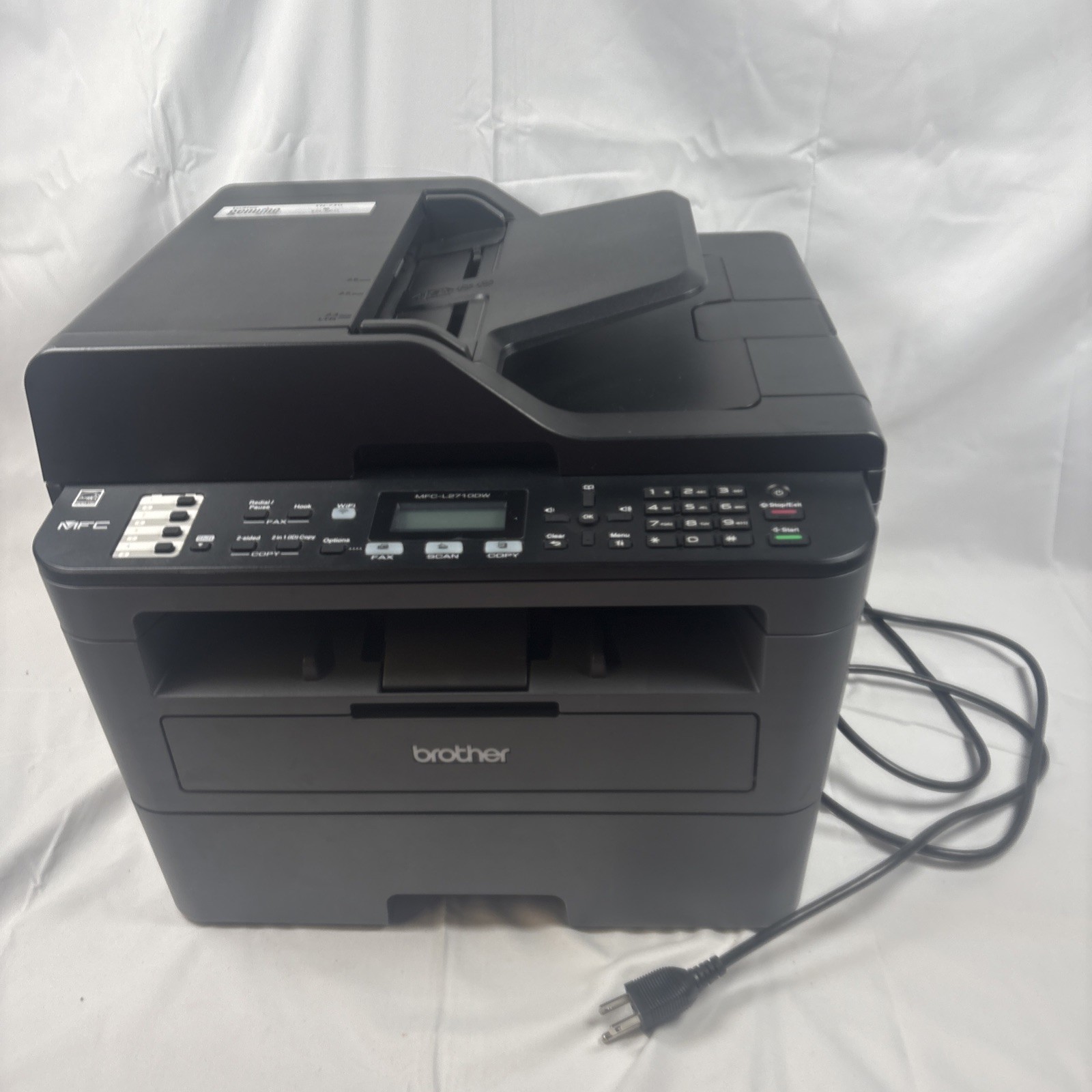 Brother Genuine MFCL2710DW All-In-One Printer W/test page and NEW toner/drum