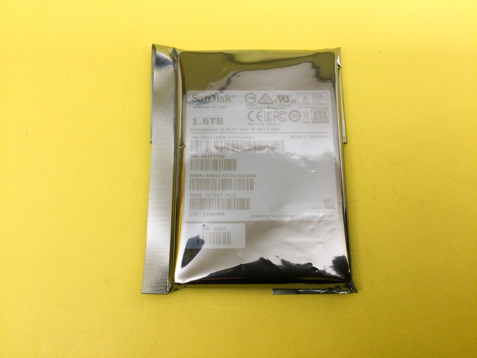 SanDisk CloudSpeed Ultra 1.6TB SATA 6Gb/s 2.5in SSD SDLF1CRM-016T-1HA1 New