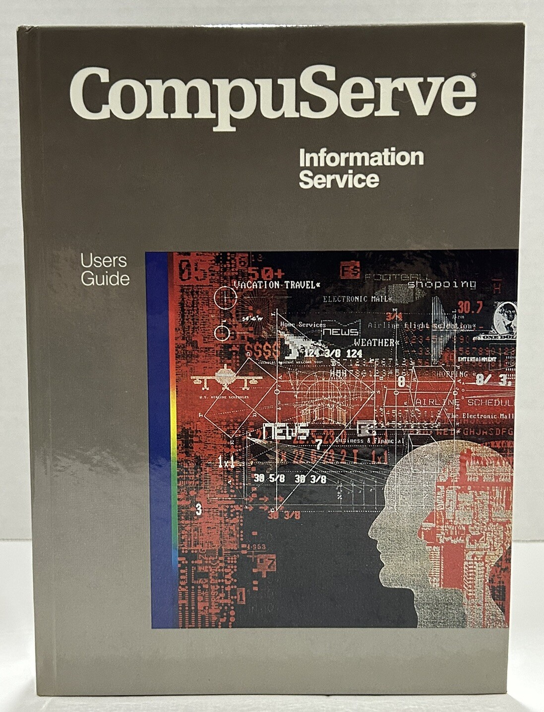 CompuServe Information Service User's Guide Hard Cover 1985 Vintage RARE