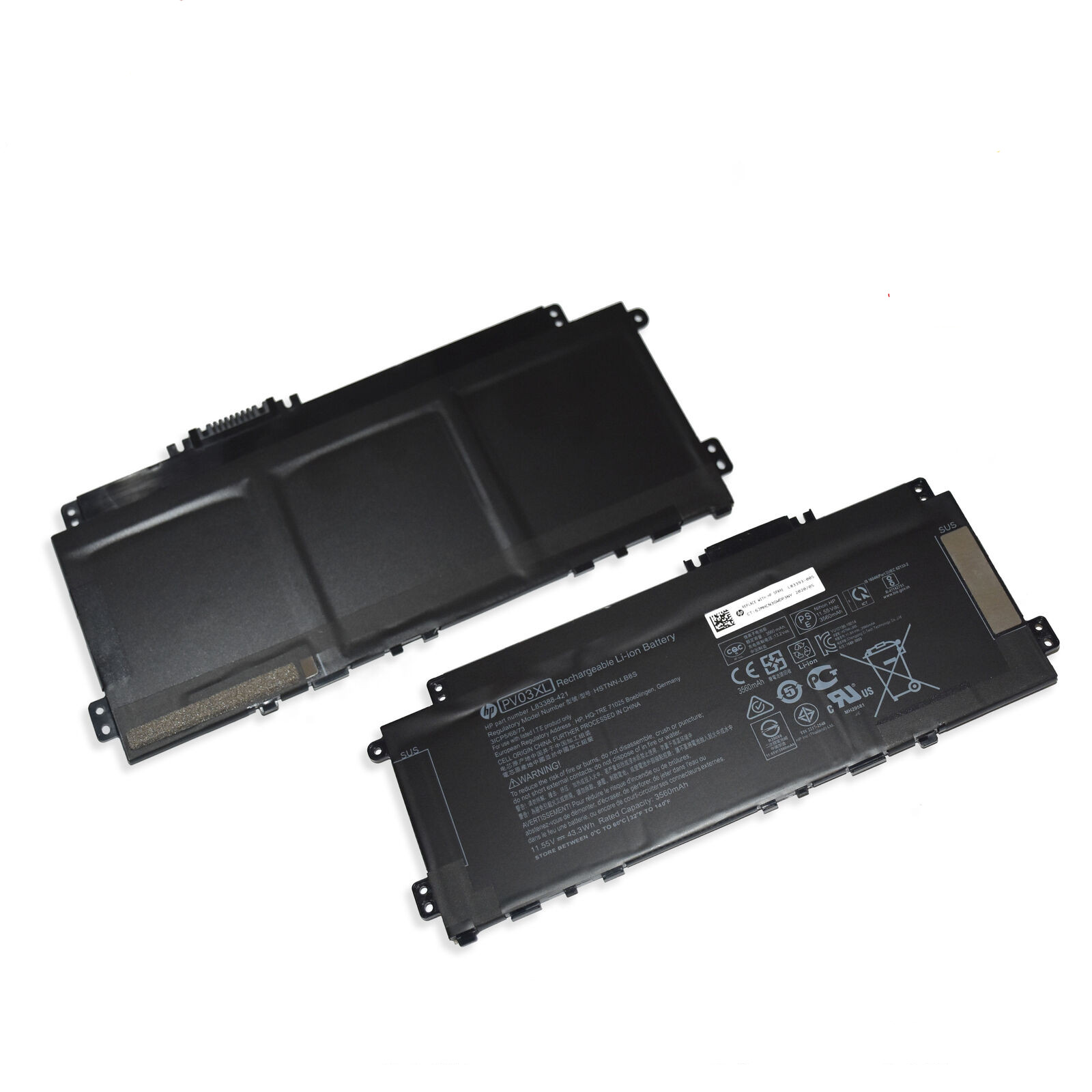 HP PV03XL 3560mAh 43.3Wh 11.55V Li-ion Laptop Battery HSTNN-LB8S