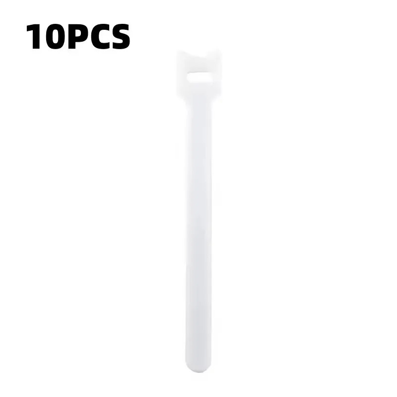 50/10pcs Cable Straps Wire Cord Hook Loop Ties Reusable Fastening Organizer Lot
