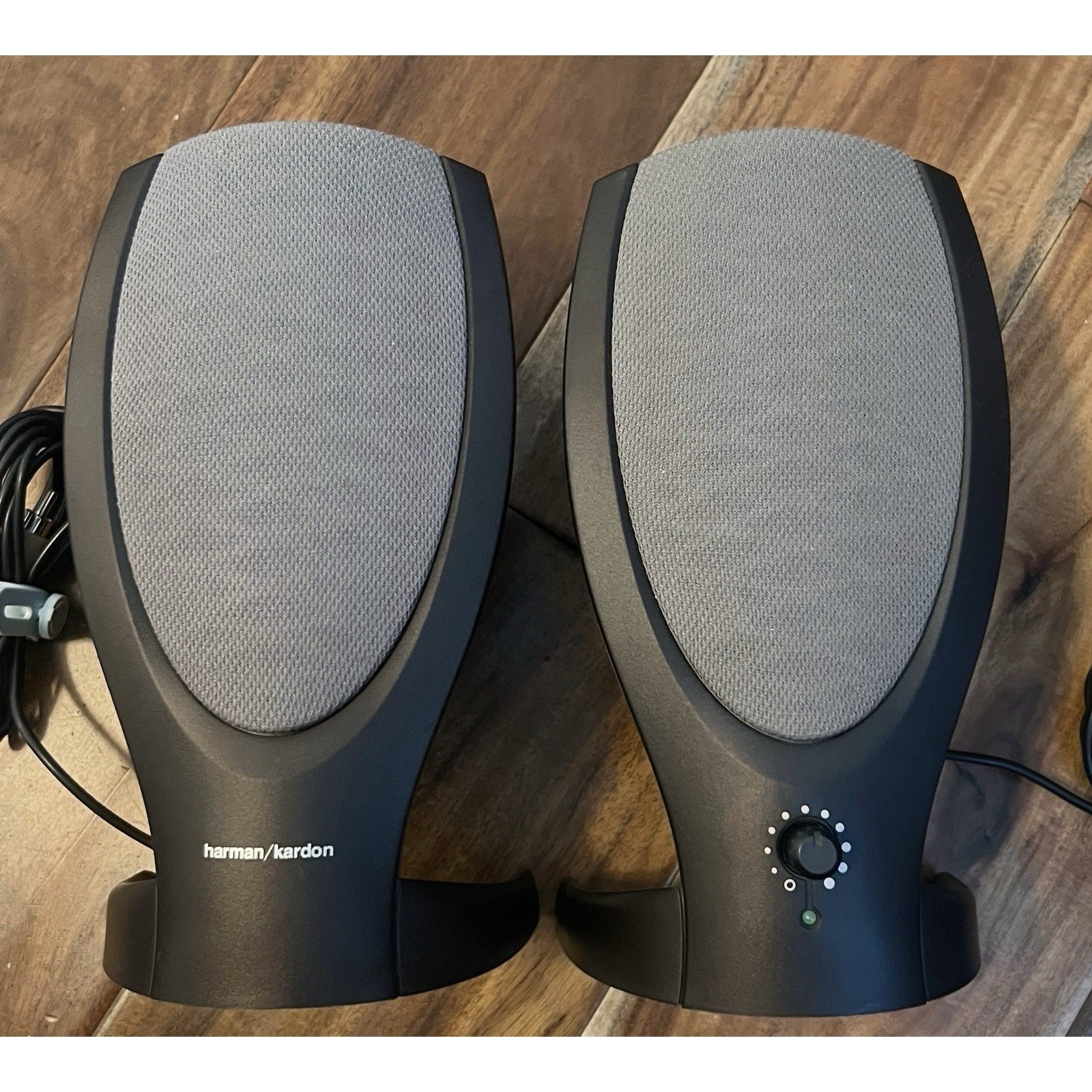 Harman Kardon HK206 Computer Speakers W/AC Adapter, Tested