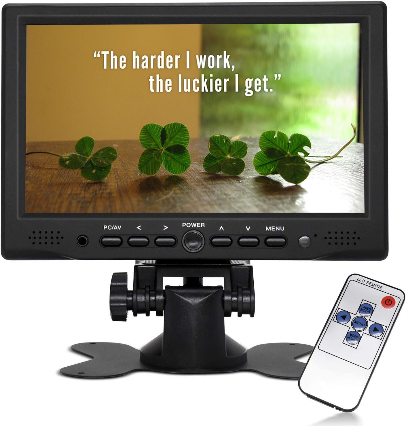 Mini 7'' Monitor Display Portable Security Monitor LCD Screen VGA HDMI Speaker