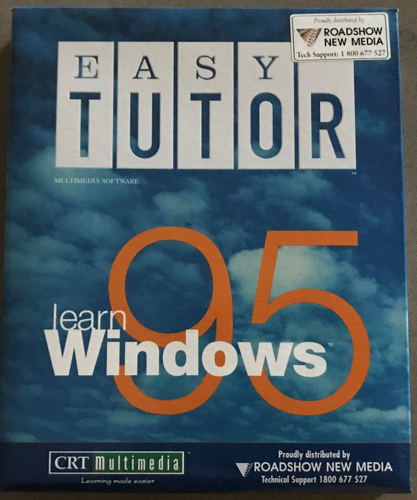 LEARN WINDOWS 95 - Easy Tutor - CD-ROM - Original Packaging - Vintage Software