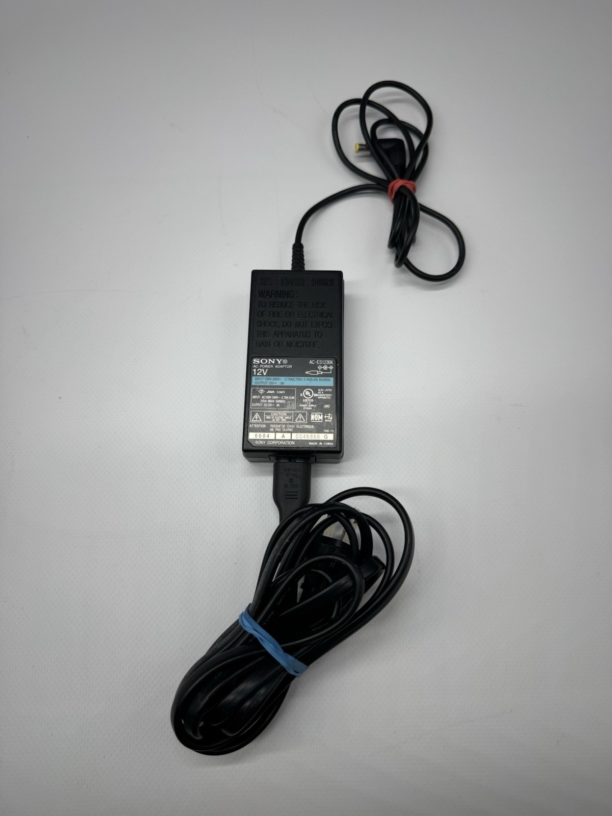 Genuine SONY 12V AC Adapter Power Supply AC-ES1230K AC100V-240V