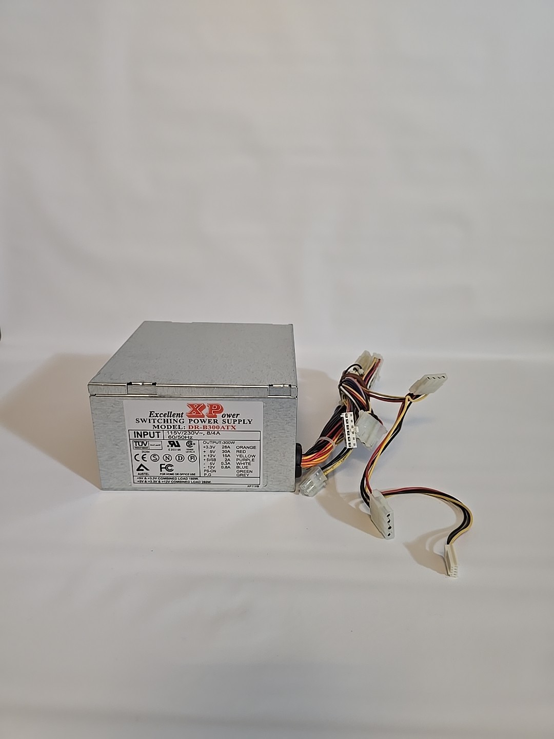 Excellent XPower DR-B300ATX/MAX 300W Desktop Computer Power Supply - Used