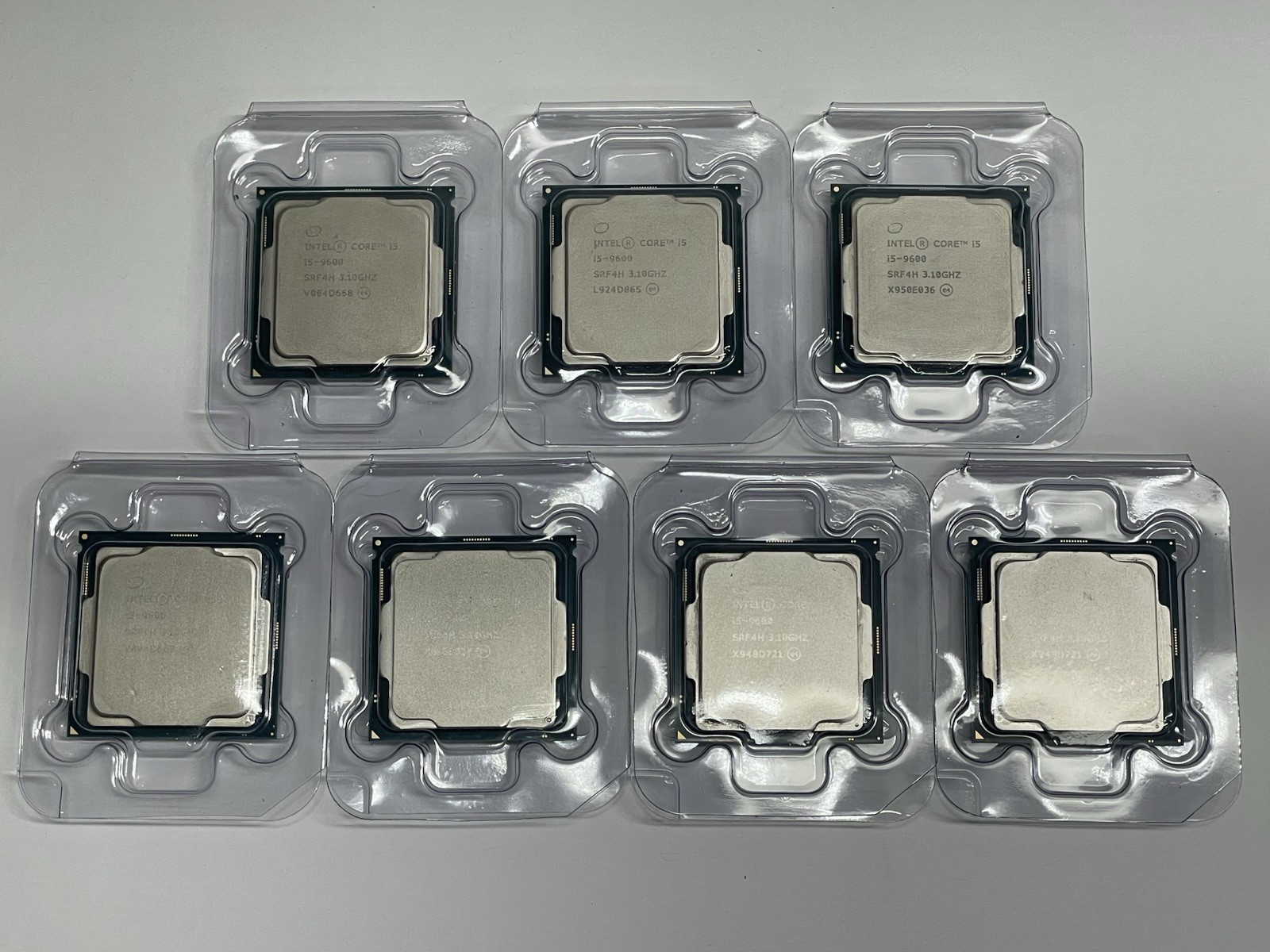 LOT OF 7 Intel Core i5-9600 3.10GHz 9MB Six Core LGA 1151 CPU SRF4H