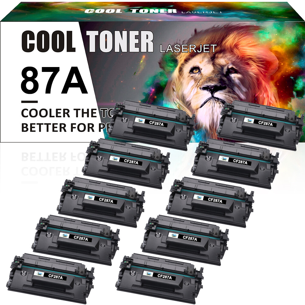 10x CF287A Toner FIT for HP 87A LaserJet Pro M501n M501dn M506dh M506dn M506x