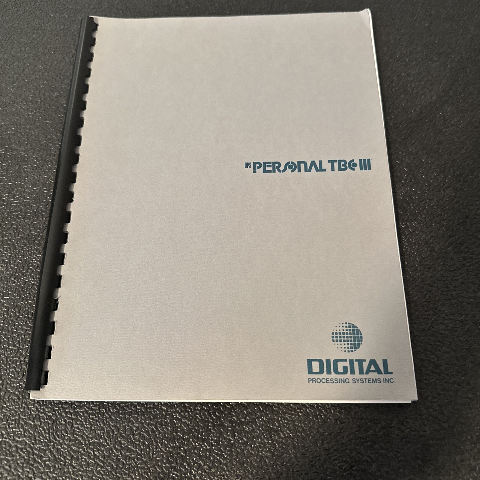DPS Personal TBC III manual by Digital Processing Systems for Amiga & DOS