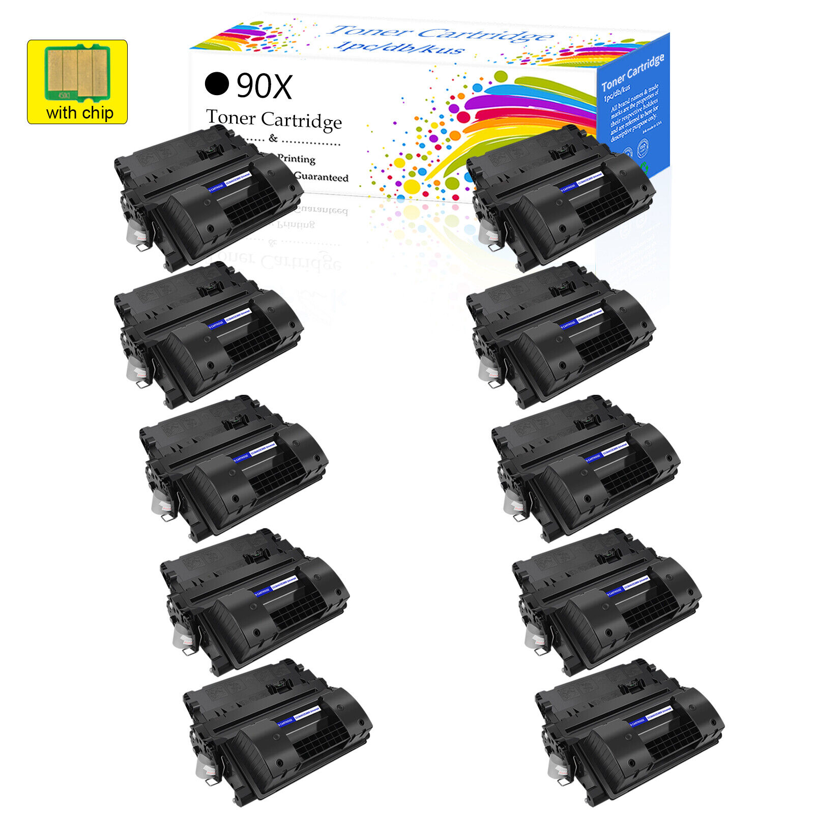 10x CE390X 90X Toner Compatible With HP LaserJet Enterprise 600 M602 M603 M4555h