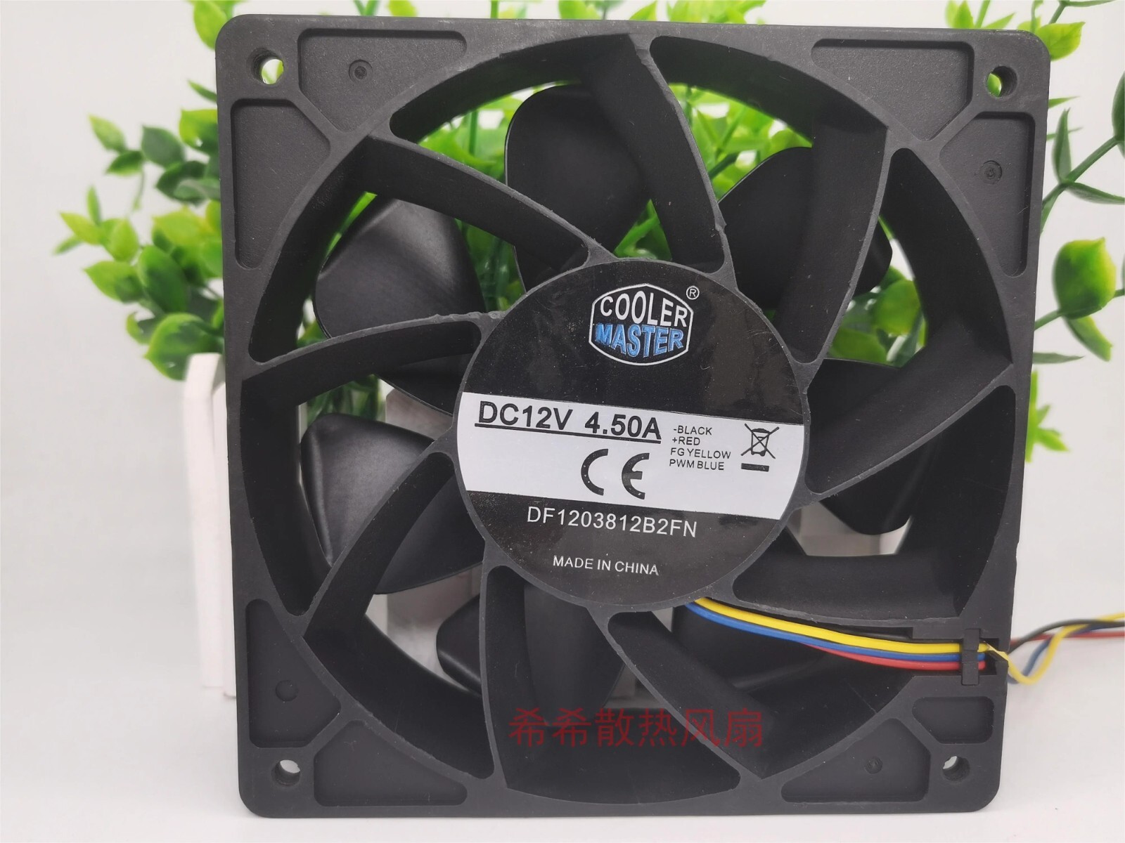 1PCS DF1203812B2FN 12V 4.50A 12CM 4-Pin Cooling Fan