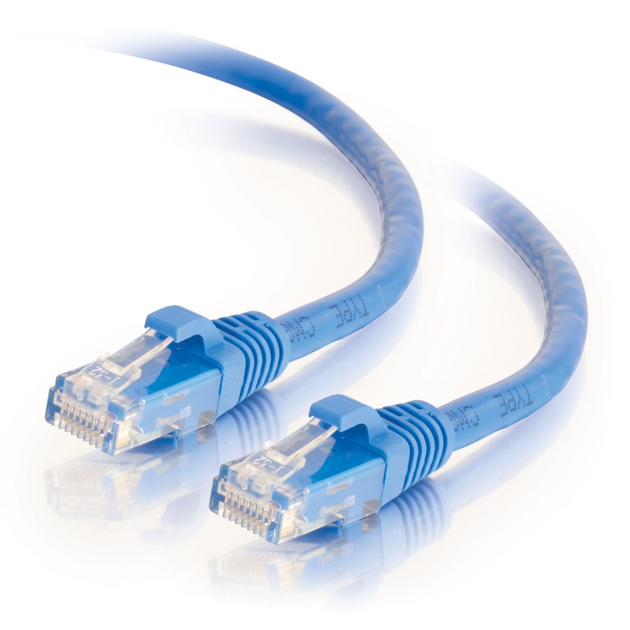 C2G 27140 1ft Cat6 Snagless Unshielded UTP Ethernet Network Patch Cable- Blue