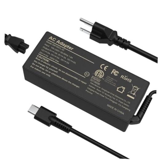 100W USB C Laptop Charger Fast Compatible with 90W 65W USB C Laptop Charger