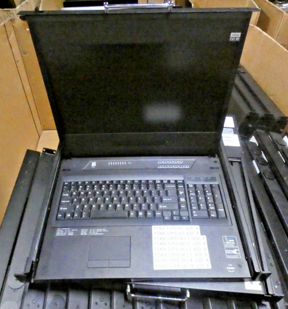 Philips Acnodes MKD6117 17” Rackmount LCD Console Keyboard Drawer KVM 1U