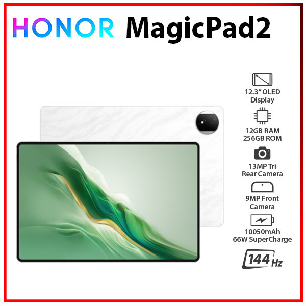 (Wi-Fi) HONOR MagicPad2 12GB+256GB WHITE Octa Core Android PC Tablet (New)
