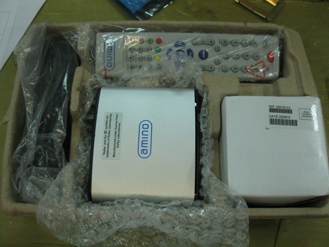 AMINO Aminet124 Amin Video Decoder MPEG4 2002-5 W/Remote Controller