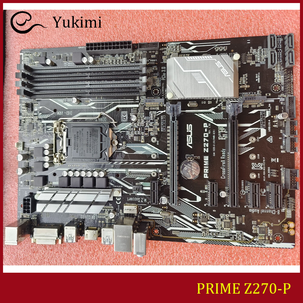 FOR ASUS PRIME Z270-P DDR4 LGA 1151 HDMI DVI 64GB Motherboard Test OK