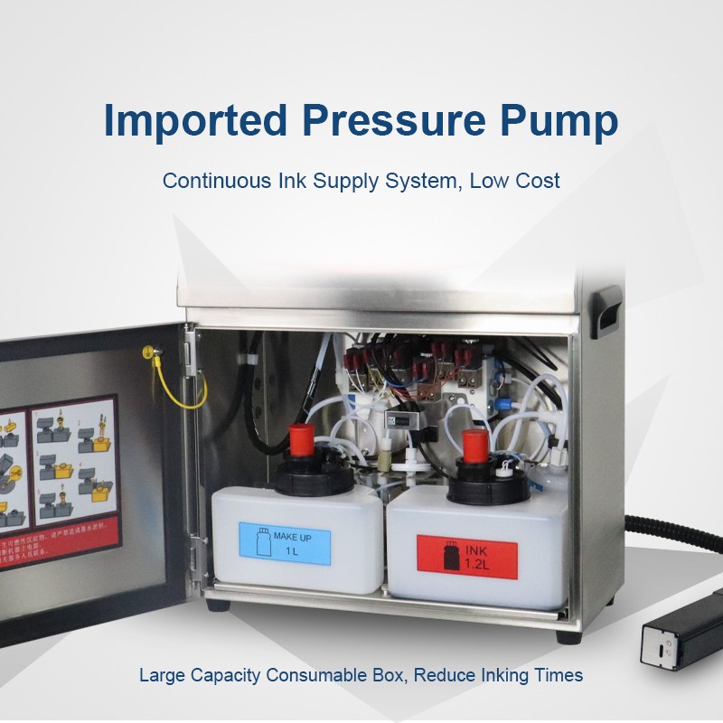 CIJ Coding System Continuous Inkjet Printer for Industrial Packaging