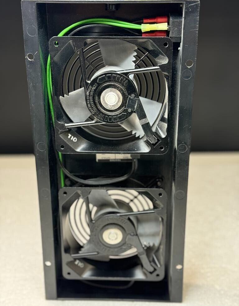 Great Lakes 7217WS 19" RACK COOLING DUAL Comair Rotron T10 FANS CFM 150 110V