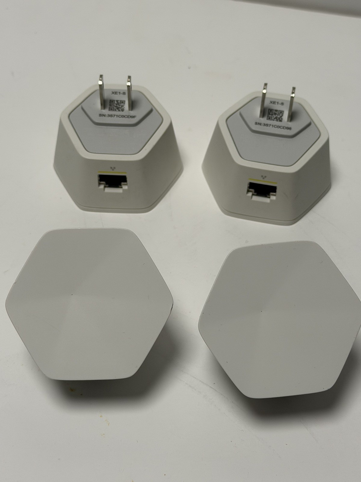Lot of 3 Comcast Xfinity xFi Pods XE1-S Gen 1 WiFi Extender Untested AS-IS