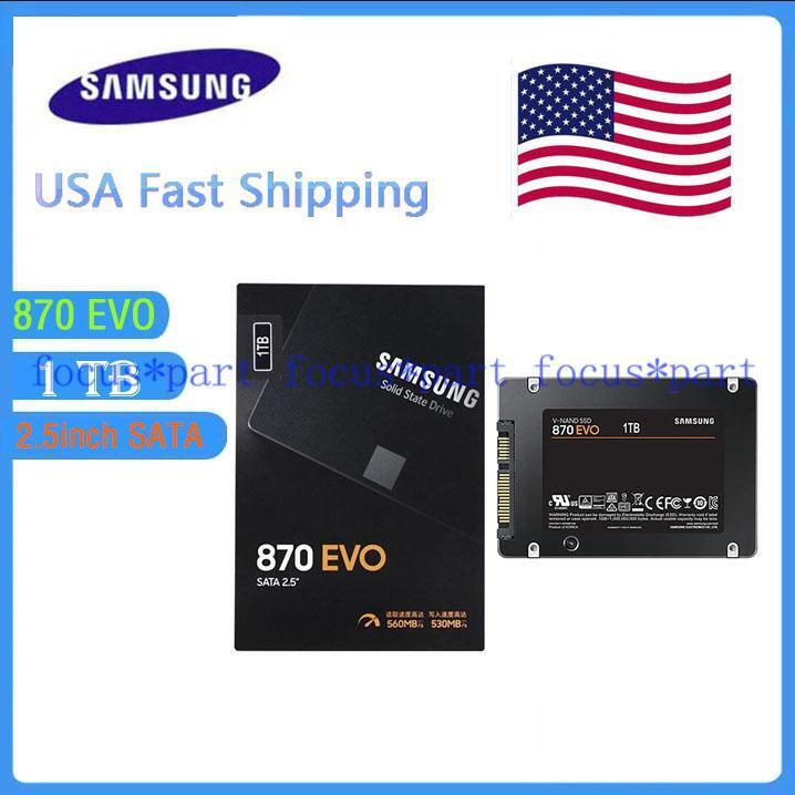 2.5 in Samsung 870 EVO Internal Solid State SSD 1TB SATA 3 for Laptop Desktop US