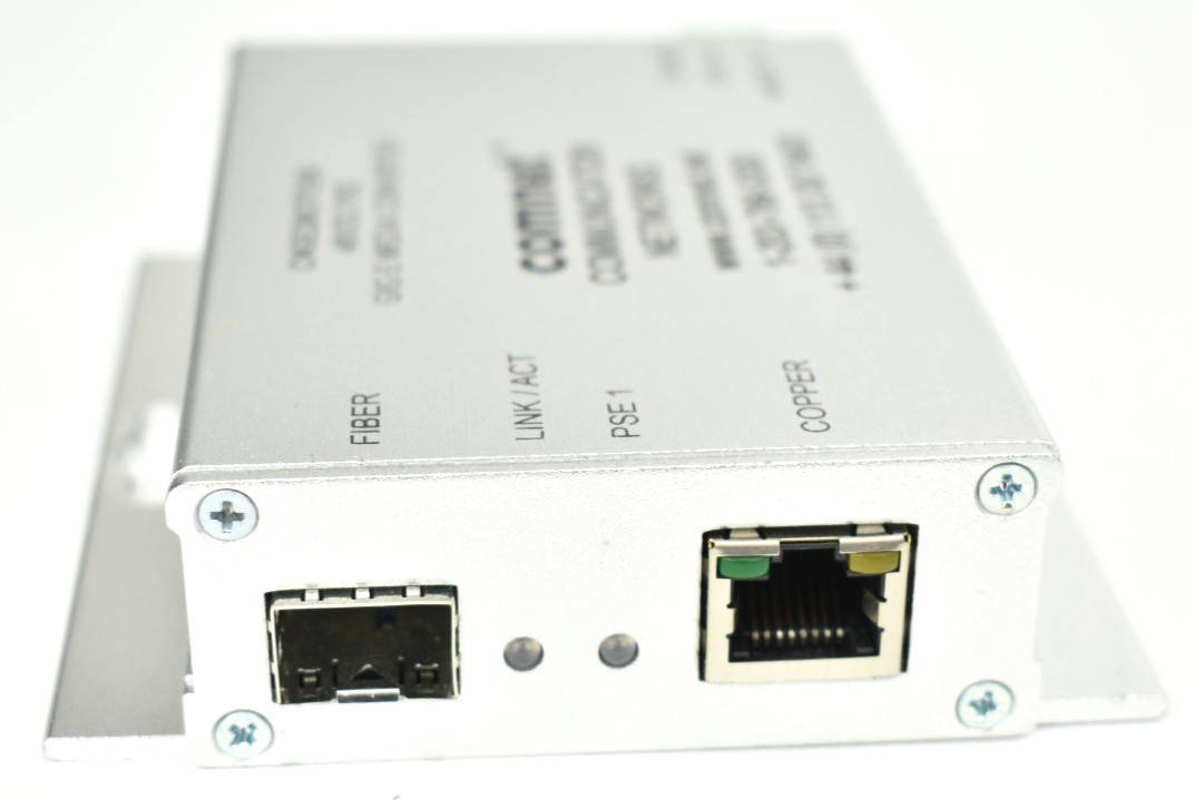 ComNet CNGE2MCPOEM Gigabit Ethernet Media Converter SFP PoE+ 30W 48VDC Hardened