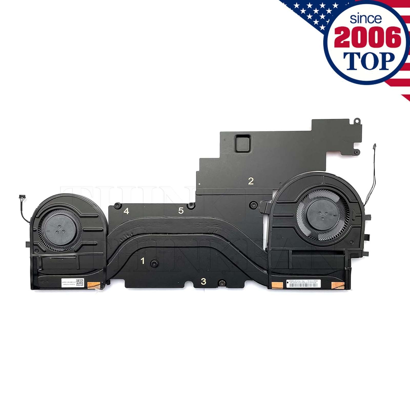 CPU+GPU Fan Heatsink for ThinkPad P1 Gen 4th  X1 Extreme 4th 5H41D34325