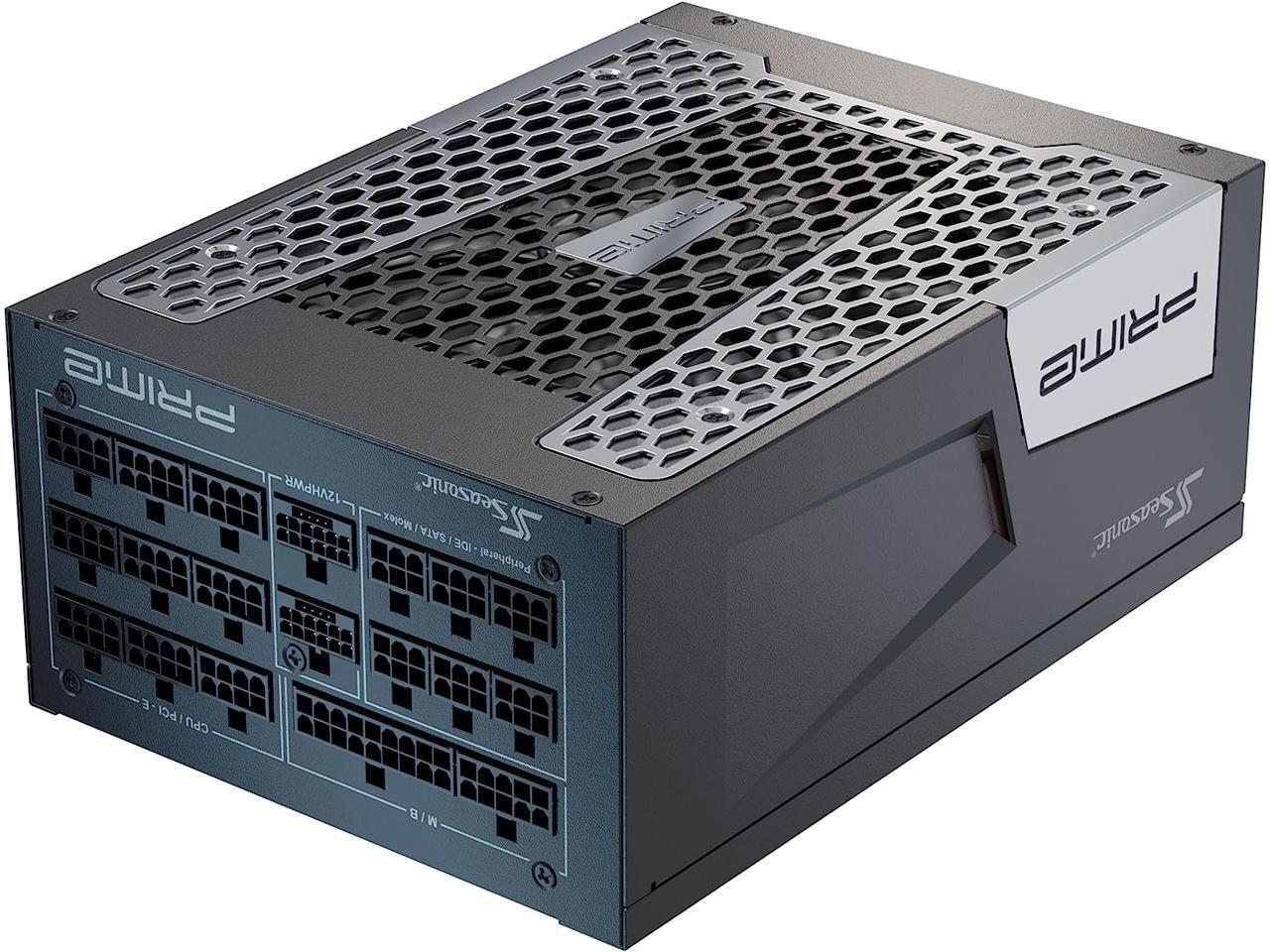 Seasonic PRIME TX-1600, 1600W 80+ Titanium, ATX 3.0 & PCIe 5.0 Ready, Full Modul