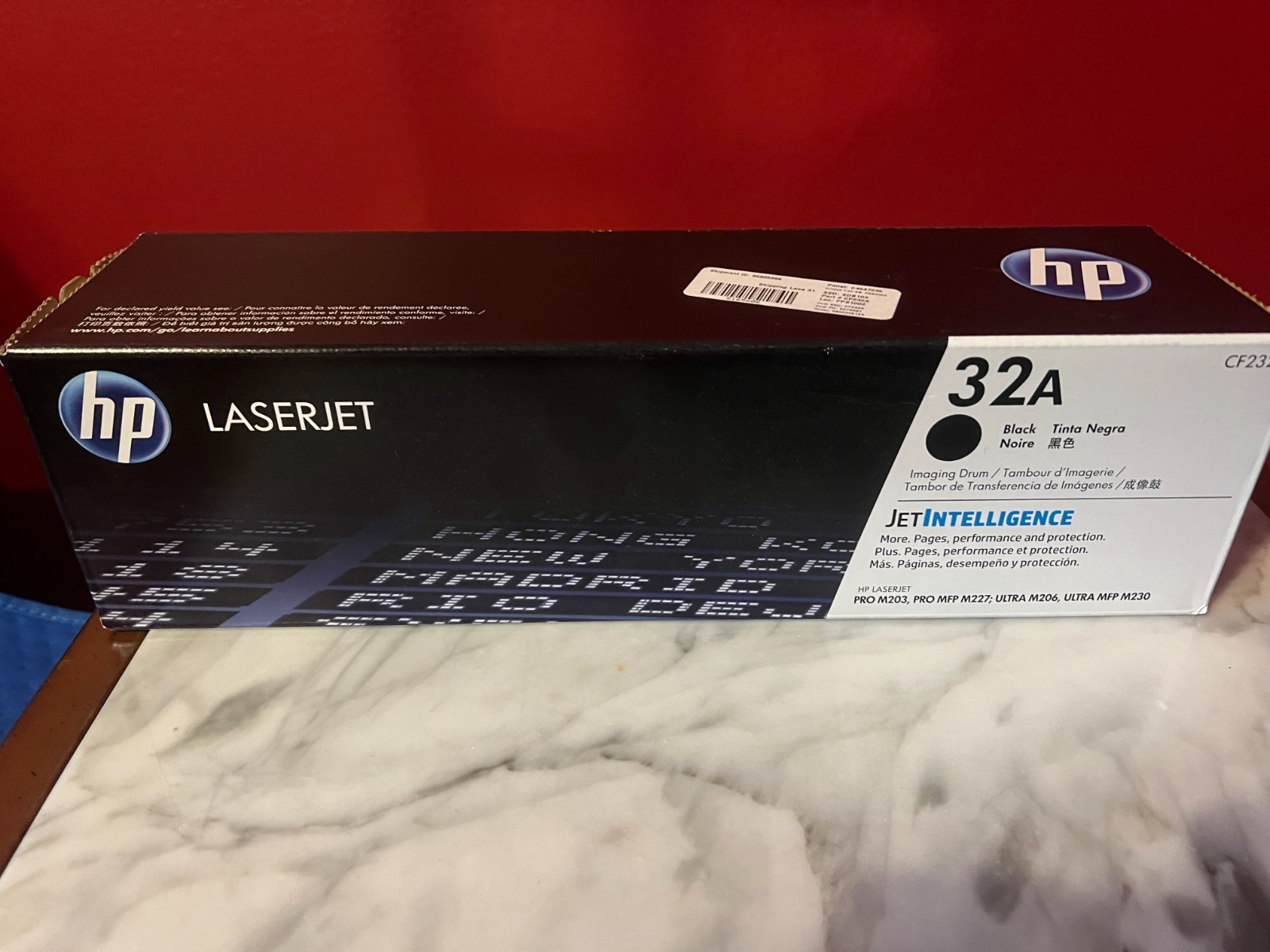 HP 32A Black Original LaserJet Toner Cartridge (CF232A)