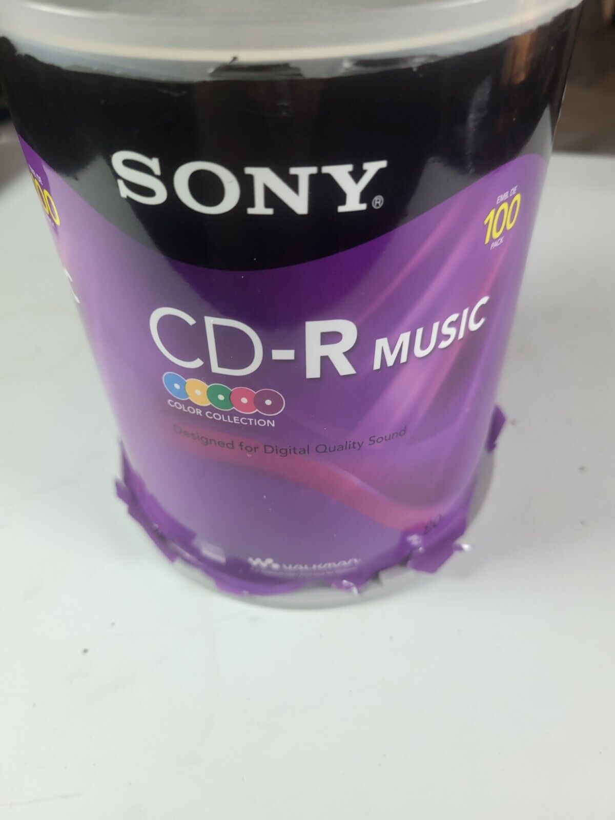 Sony 100CRM80RSX 80 min CD-R Music Discs - 100 Count