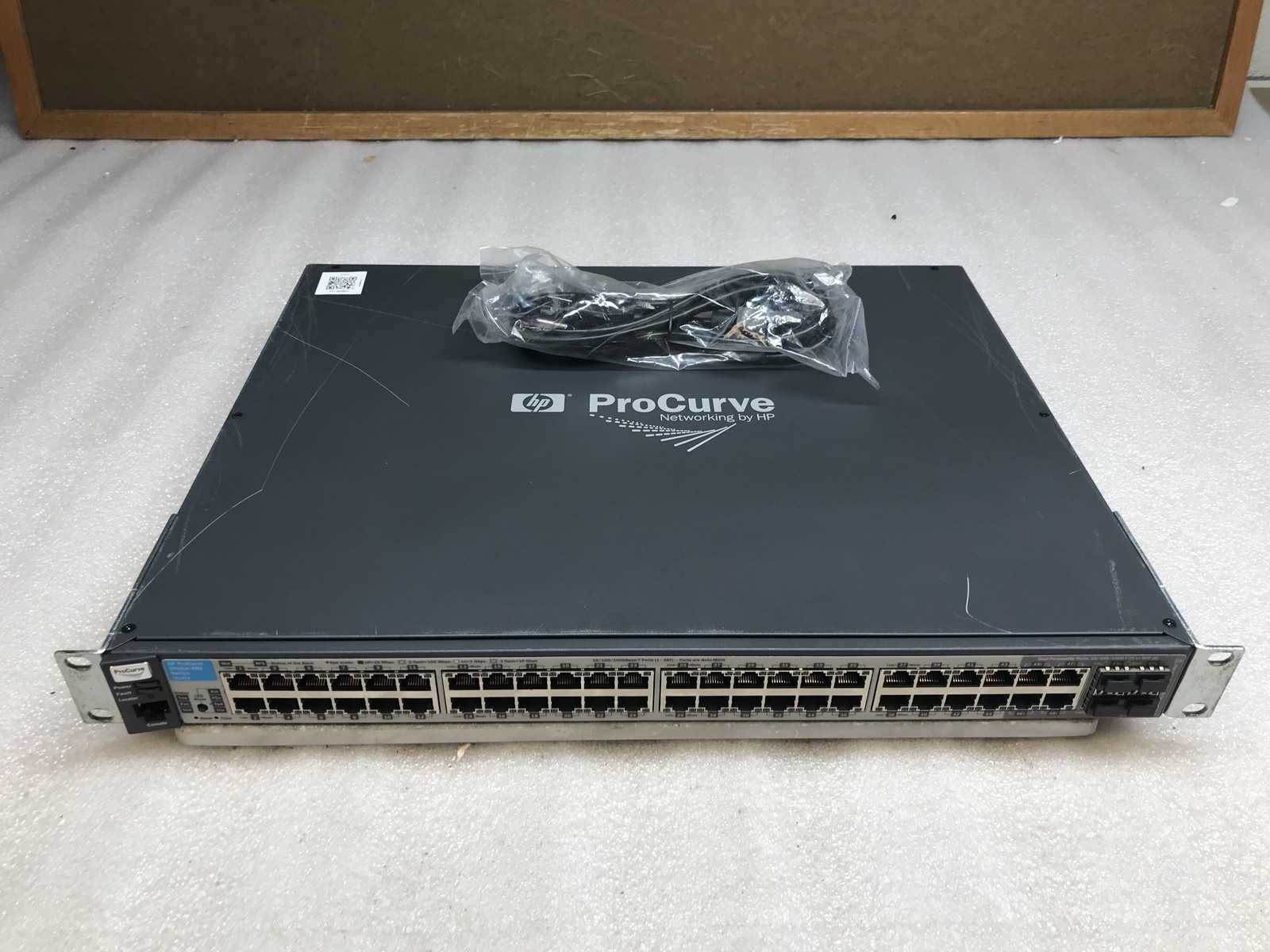 HP Procurve 2910AL-48G 48-Port Managed Gigabit Switch J9147A  w/  Stack Modules