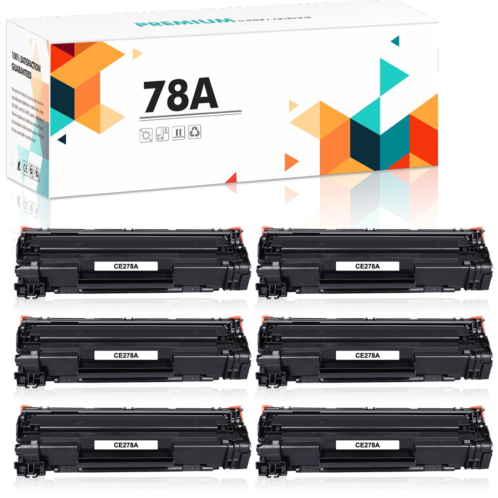 6PK 78A CE278A Toner Compatible With HP LaserJet Pro M1536DNF MFP P1560 P1606DN
