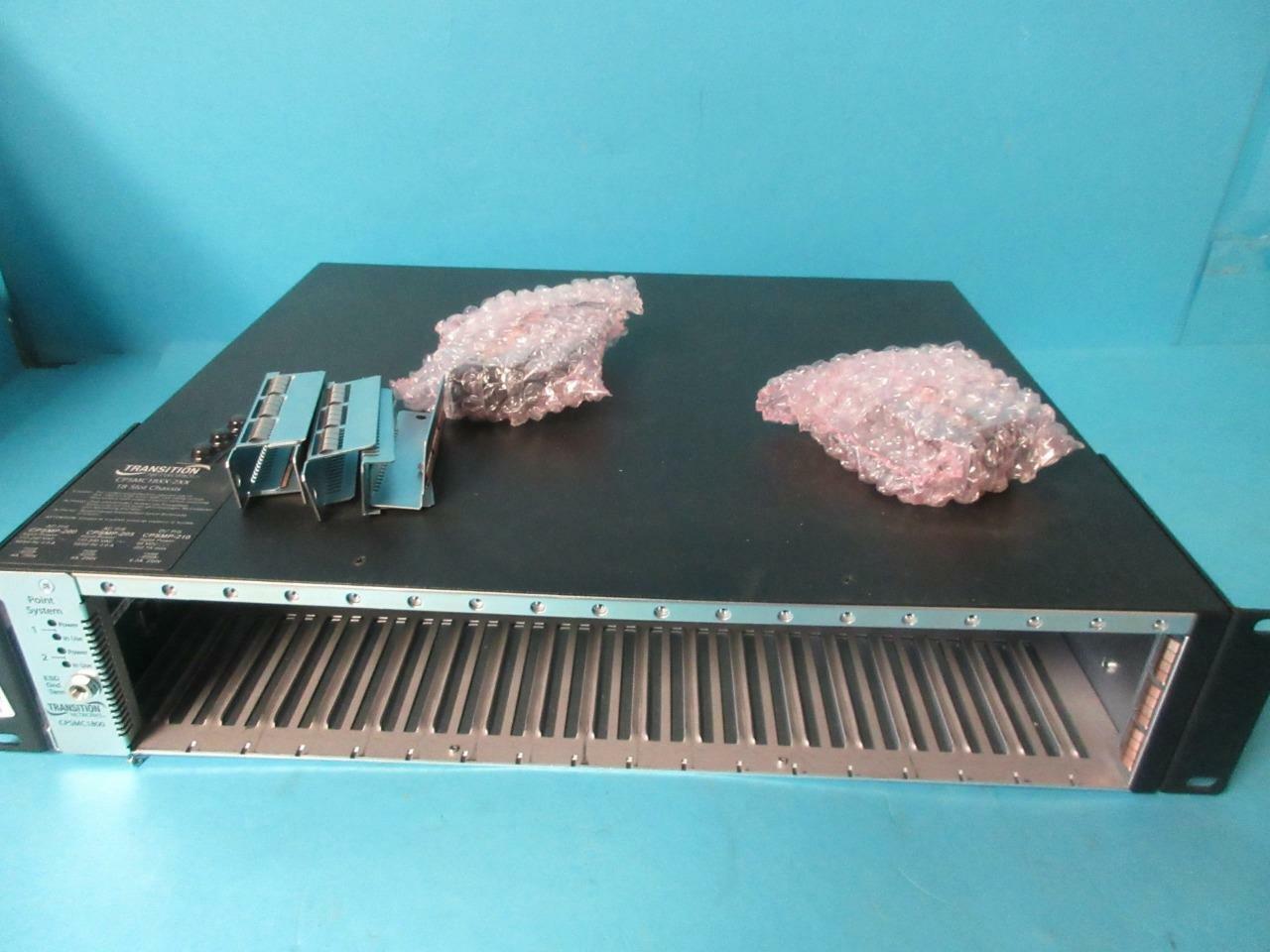 New in Box Transition Networks Switch 18-Slot Chassis CPSMC1810-200