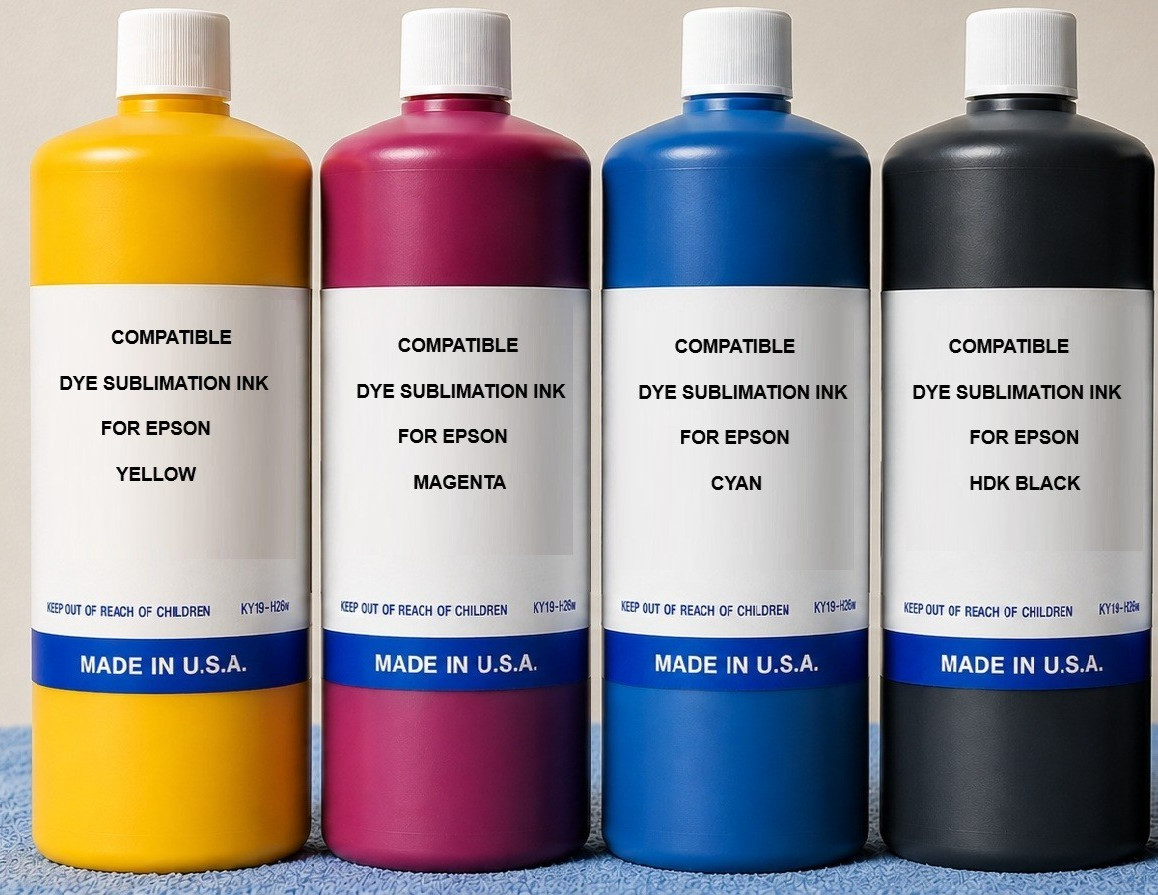 4 x COMPATIBLE EPSON SURECOLOR INK SUBLIMATION F6370 F9470 F9470H SC F6370 CYMK