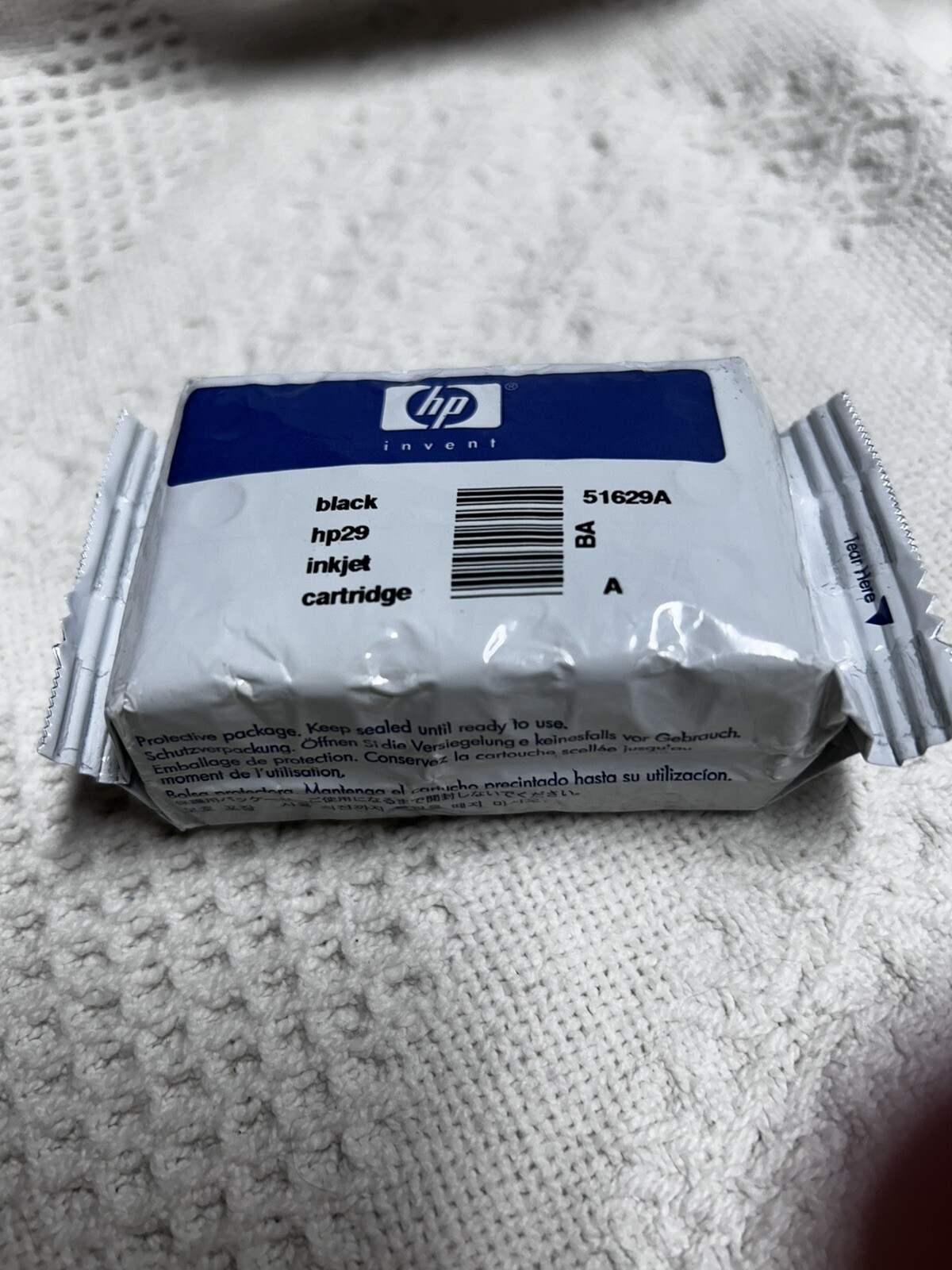 Genuine HP 29 Black Ink Cartridge 51629A  No Date