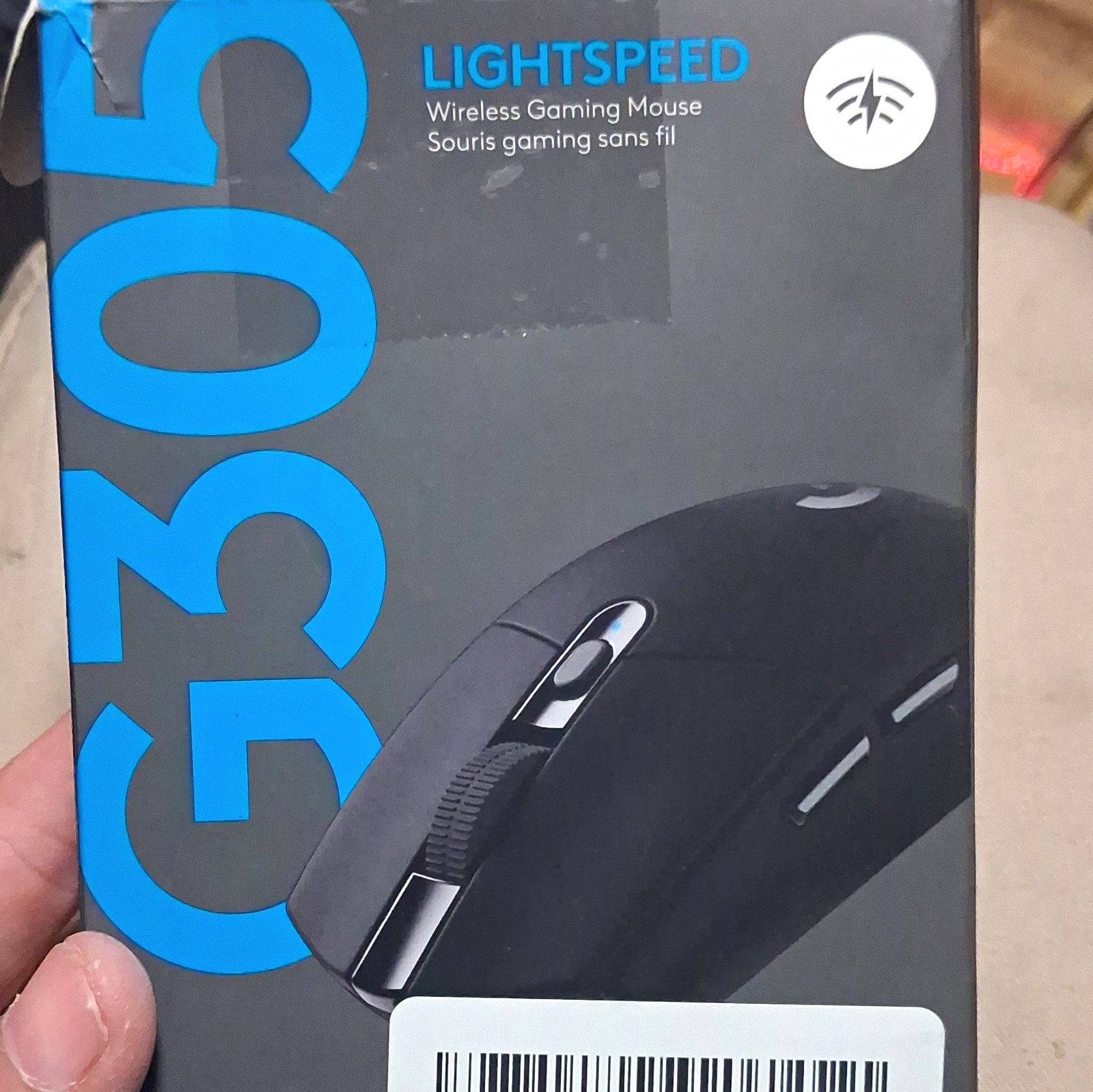 Logitech G305 LIGHTSPEED Wireless Optical Gaming Mouse 12000 DPI No USB Dongle