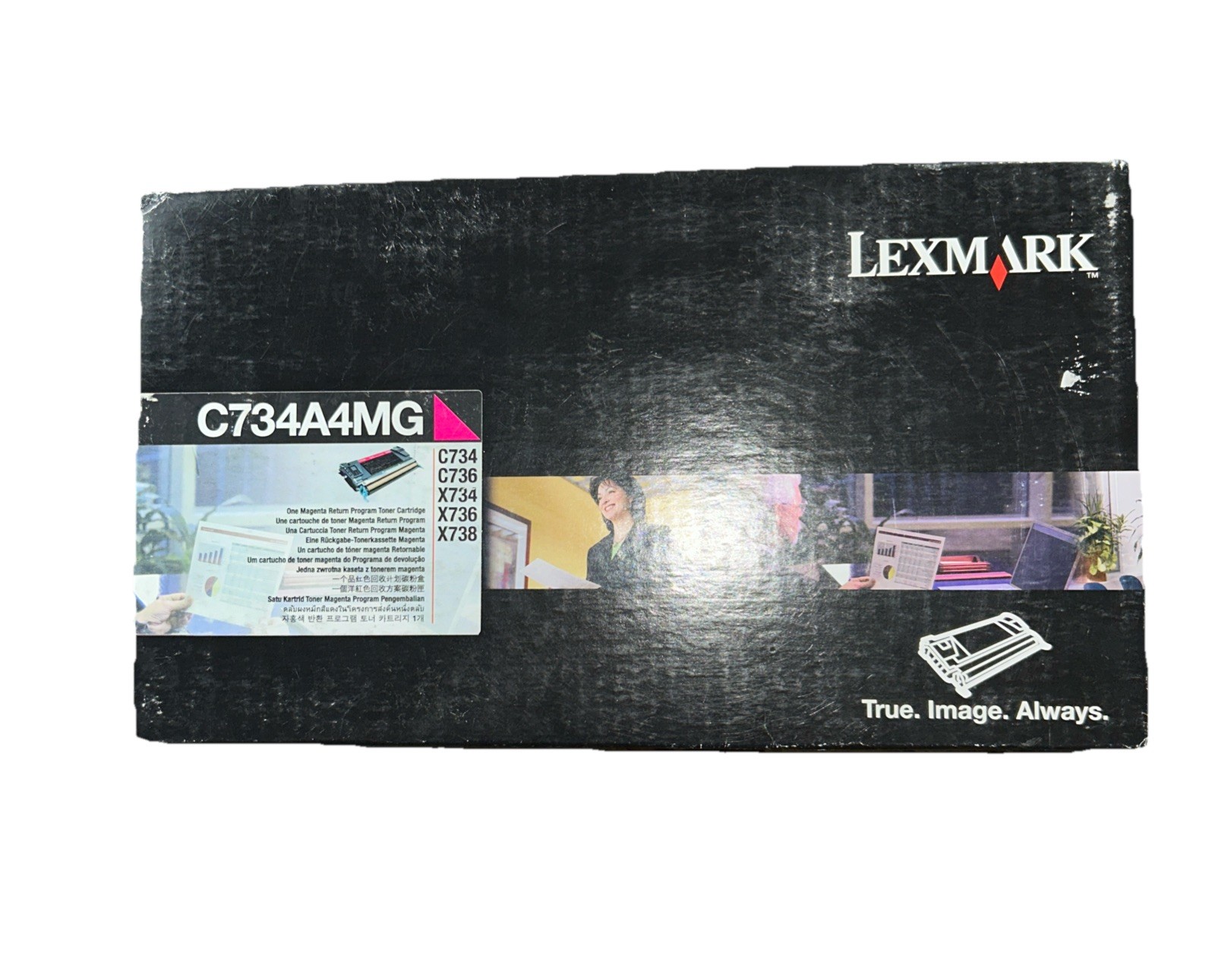 Lexmark C734A4CG Cyan Laser Toner Cartridge