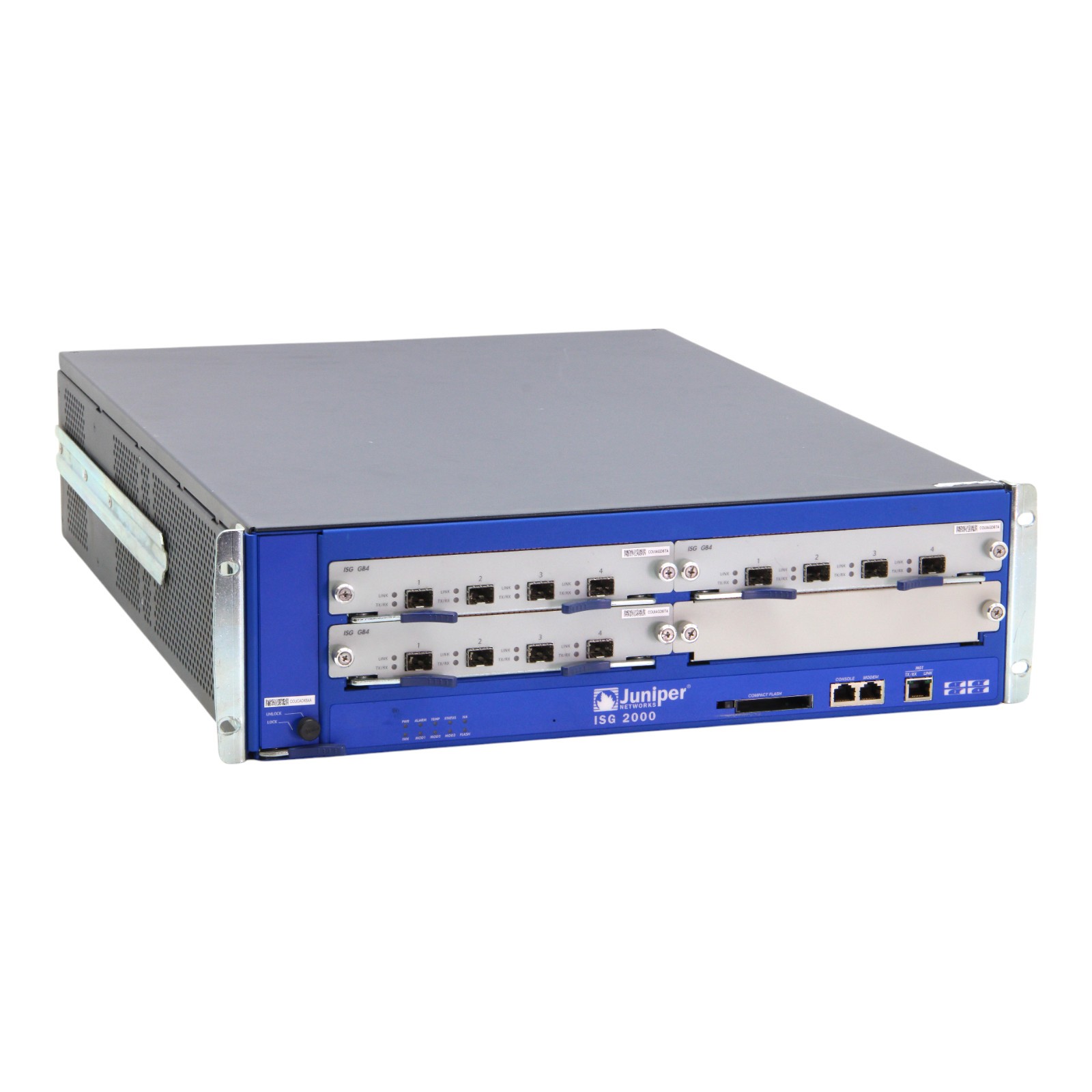 Juniper NS-ISG-2000 3x GB4 SFP Modules Integrated Security Gateway
