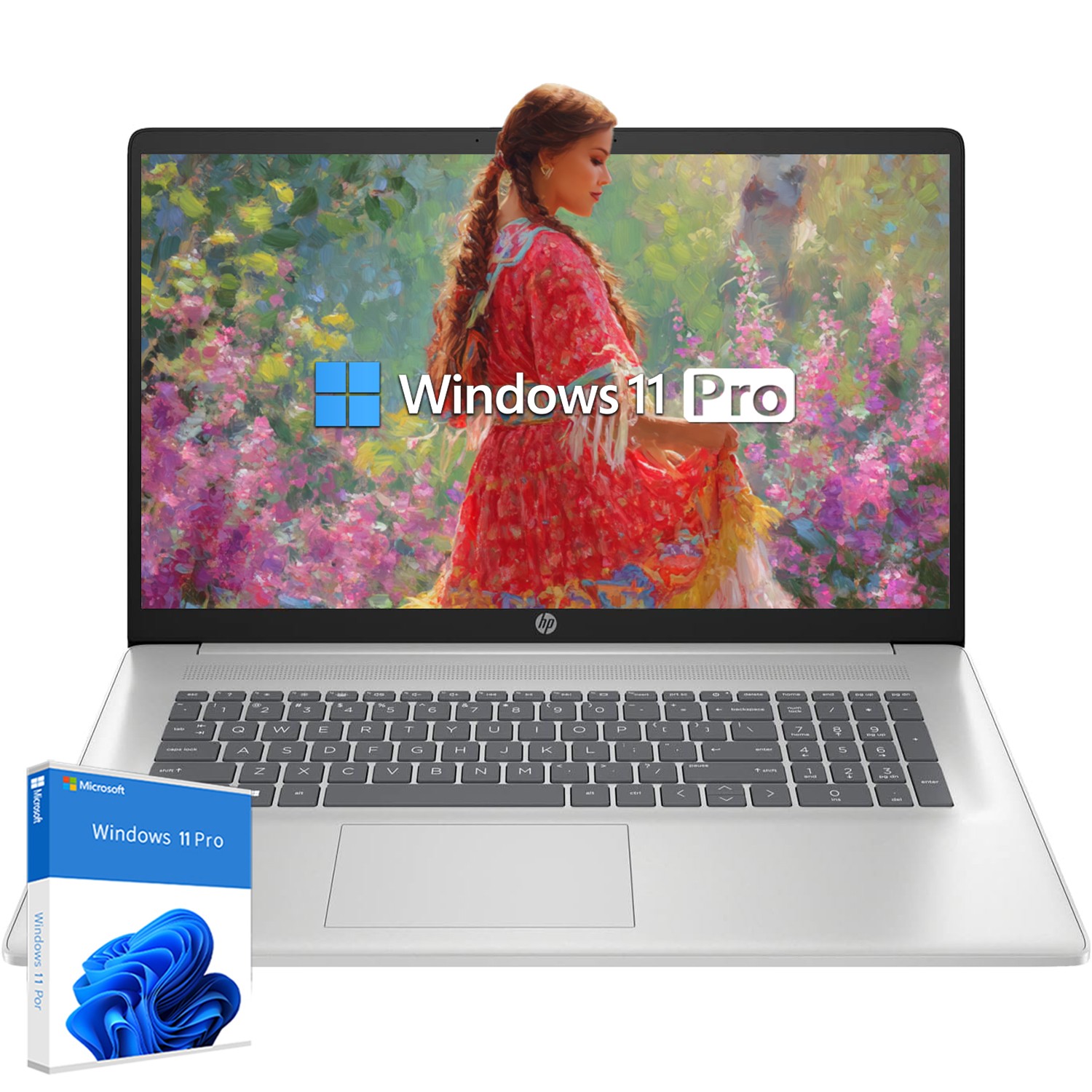HP 17.3 IN BUSINESS LAPTOP 4.3 GHZ AMD RYZEN 5 16GB RAM 1T SSD WINDOWS 11 PRO