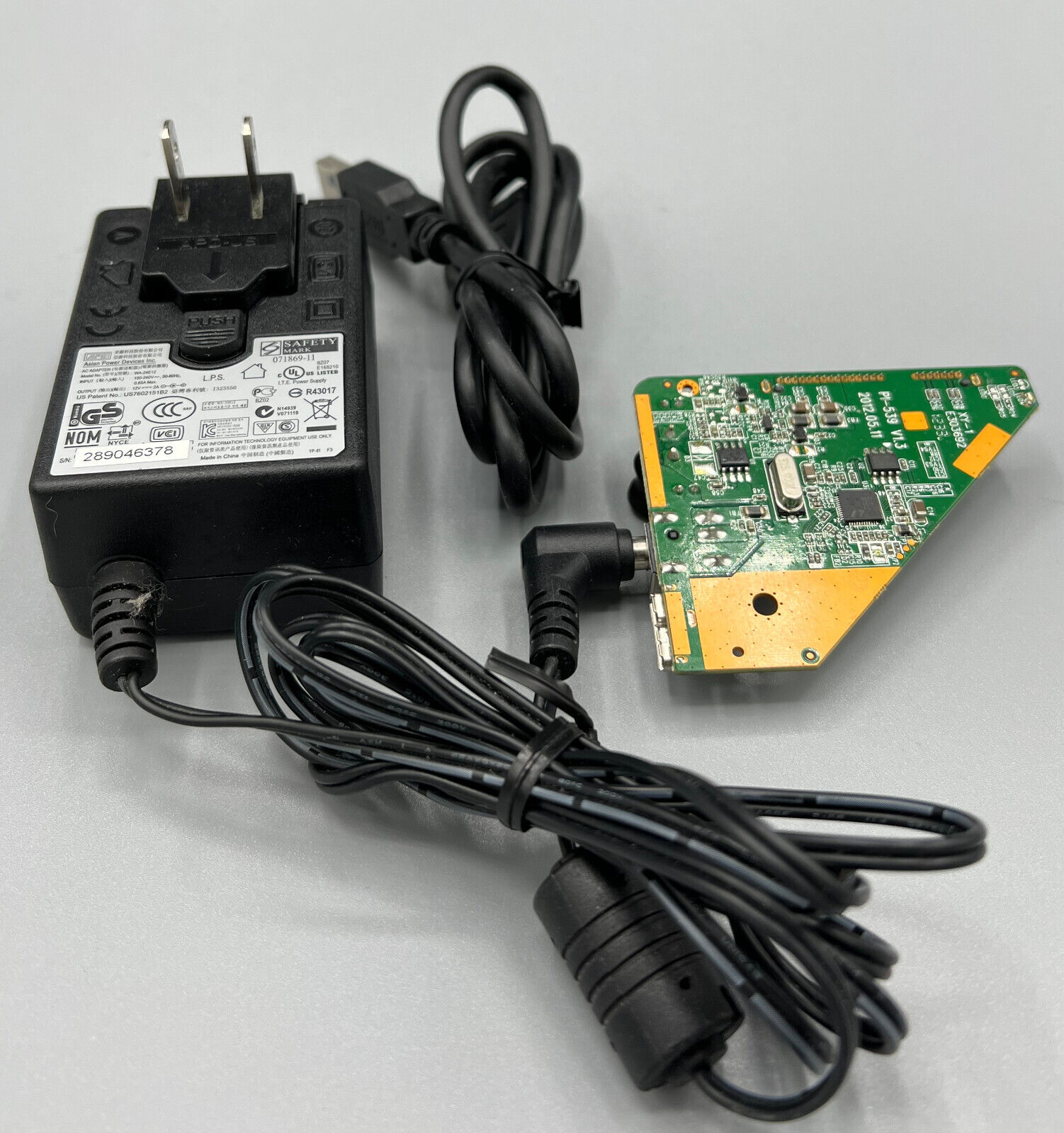 Genuine Toshiba Canvio Controller Board PI-539 V1.3 & USB 3.0 Cable & PSU  F08