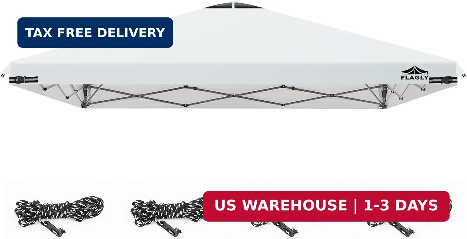 10x10ft Replacement Canopy Top with Air Vent, Waterproof & UV Protection Canopy