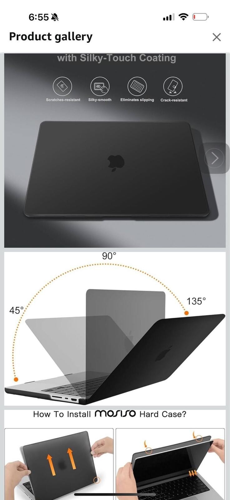 Mosiso Hard Case Cover for MacBook Pro 14-inch 2021-2023