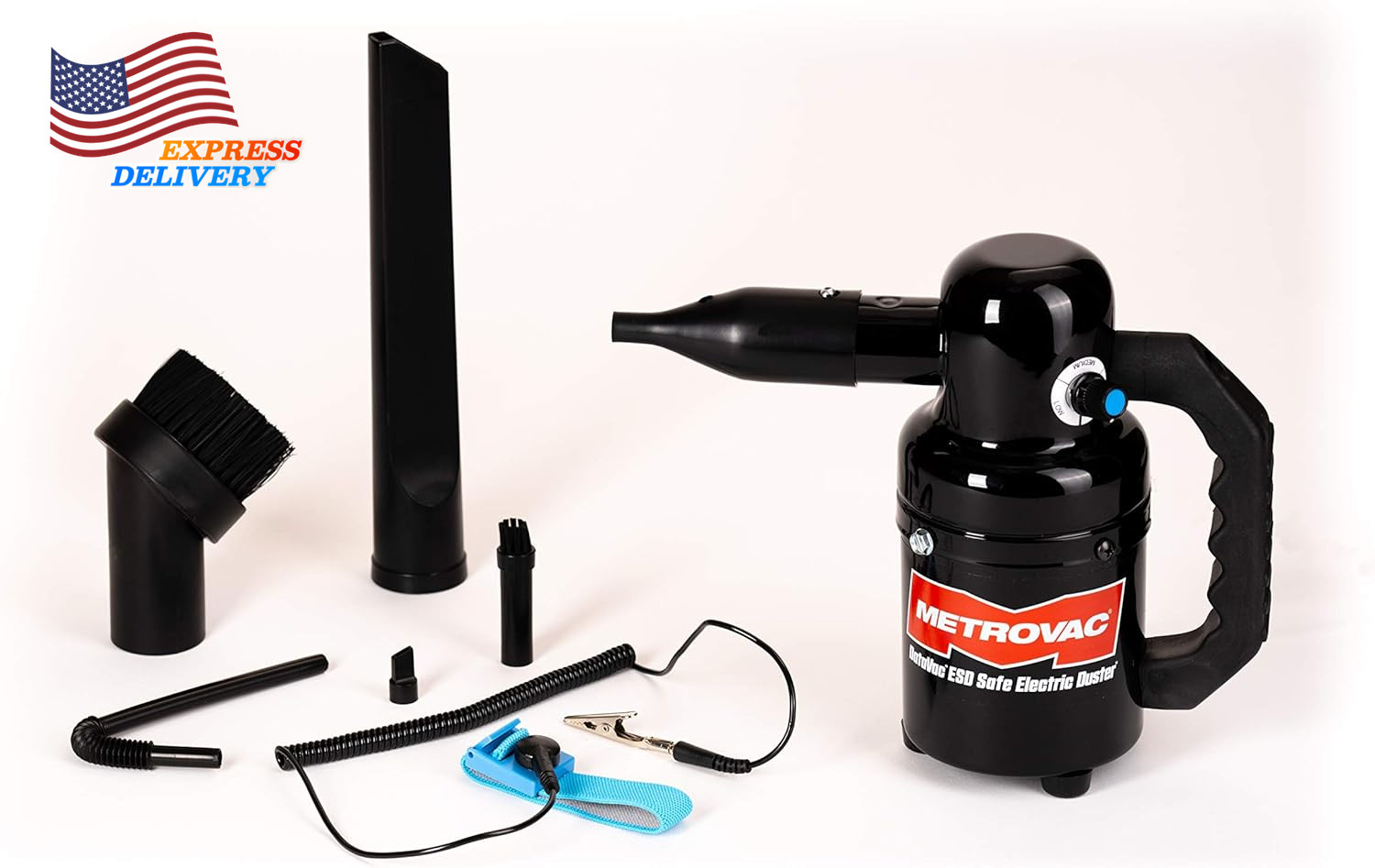 ED-500-ESDV Computer/Electronics Duster 70 CFM Anti-Static Lightweight Portable