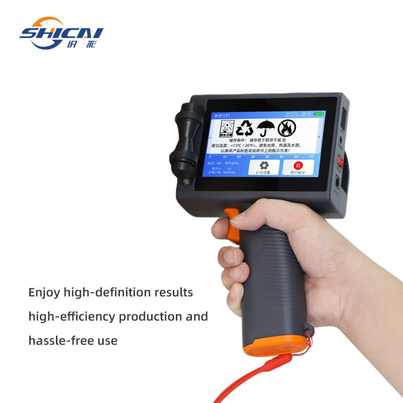 12.7mm Hand Held Inkjet Printer Supports Logo Image Text Date Batch