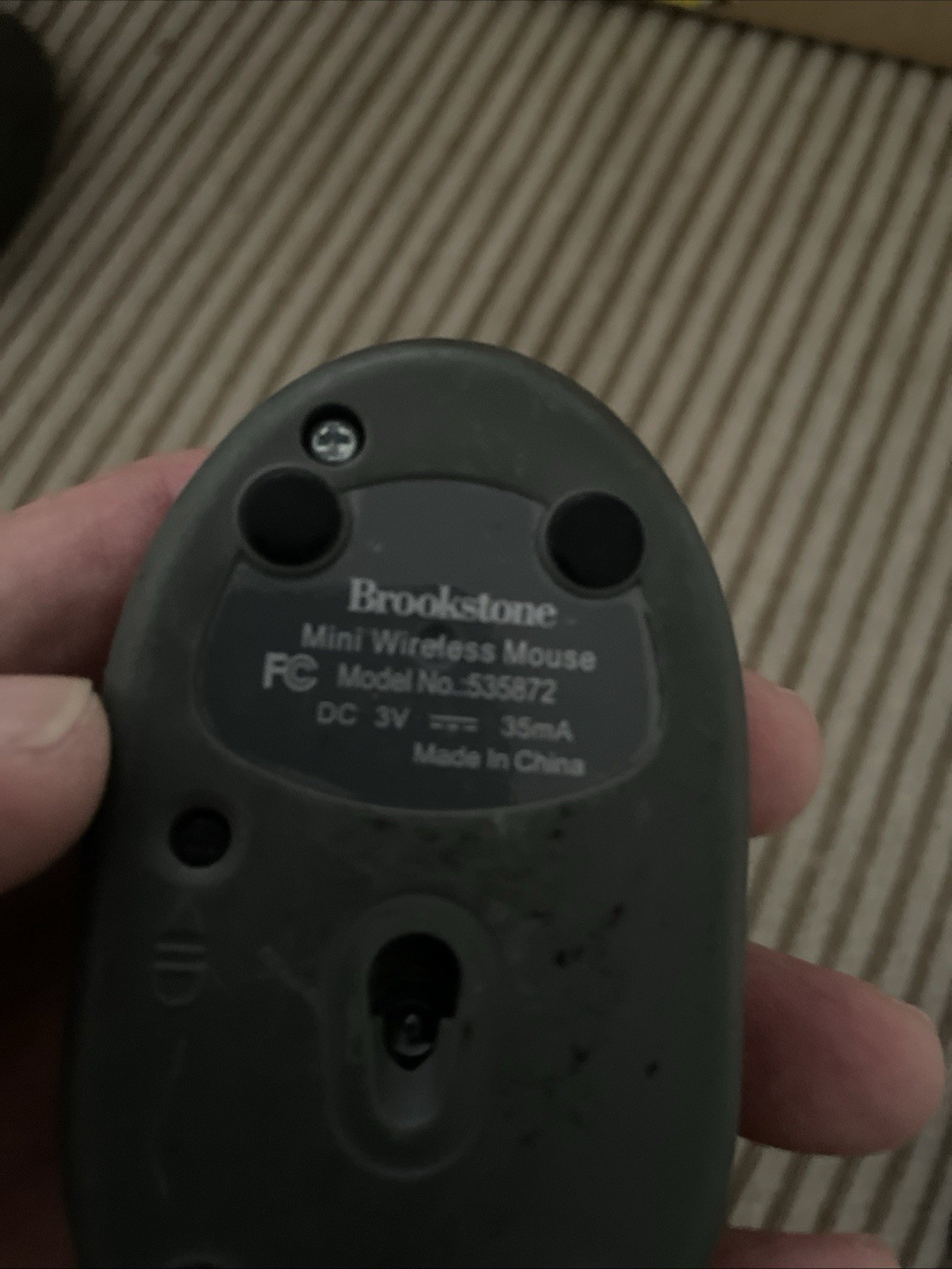 Brookstone Wireless Optical Travel Mouse - 535872